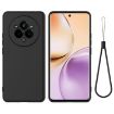 Realme 14 Pro Black Liquid Silicone Dropproof Full Coverage Case - 1
