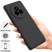 Realme 14 Pro Black Liquid Silicone Dropproof Full Coverage Case - 2