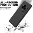 Realme 14 Pro Black Liquid Silicone Dropproof Full Coverage Case - 5