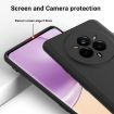 Realme 14 Pro+ Black Liquid Silicone Dropproof Full Coverage Case - 4
