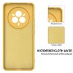 Realme 14 Pro+ Yellow Liquid Silicone Dropproof Full Coverage Case - 6