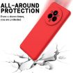 Realme 14 Pro+ Red Liquid Silicone Dropproof Full Coverage Phone Case - 5