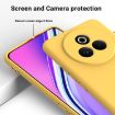 Realme P3 Pro Yellow Liquid Silicone Dropproof Full Coverage Case - 4