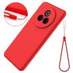 Realme P3 Pro Red Liquid Silicone Dropproof Full Coverage Phone Case - 7