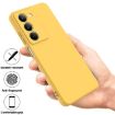 Realme P3x Yellow Liquid Silicone Dropproof Full Coverage Phone Case - 2