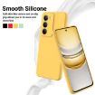 Realme P3x Yellow Liquid Silicone Dropproof Full Coverage Phone Case - 3