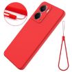 Realme P3 5G/Narzo 80x 5G Red Liquid Silicone Dropproof Phone Case - 7