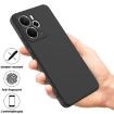 Realme 14/14T 5G Black Liquid Silicone Dropproof Phone Case - 2