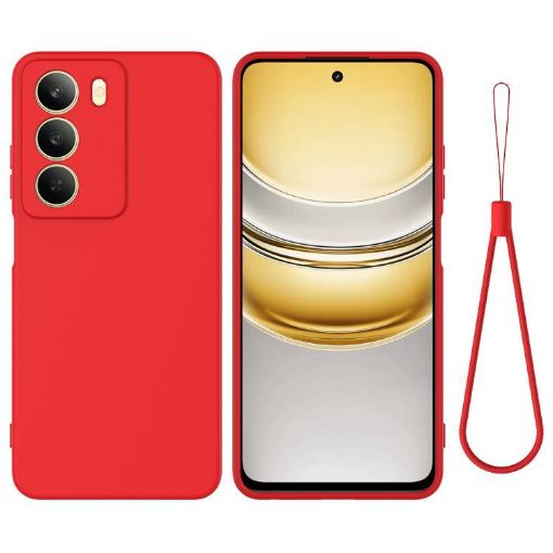 Realme C75/C73 5G Red Liquid Silicone Dropproof Full Coverage Case - 1