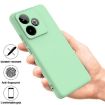 Realme GT 7/GT 7T 5G Green Liquid Silicone Dropproof Phone Case - 2