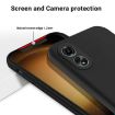 OPPO A78 4G Black Liquid Silicone Dropproof Full Coverage Phone Case - 3