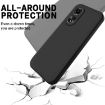 OPPO A78 4G Black Liquid Silicone Dropproof Full Coverage Phone Case - 4
