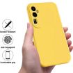 OPPO Reno10 Pro+ Yellow Liquid Silicone Dropproof Phone Case Full Coverage - 2