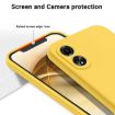 OPPO A58 4G Yellow Liquid Silicone Dropproof Full Coverage Case - 4