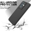 OPPO A79 Black Liquid Silicone Dropproof Full Coverage Phone Case - 3