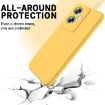 OPPO A79 Yellow Liquid Silicone Dropproof Full Coverage Phone Case - 3