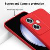 OPPO A79 Red Liquid Silicone Dropproof Full Coverage Phone Case - 5