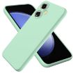 OPPO A59/A2 Green Liquid Silicone Dropproof Full Coverage Phone Case - 1