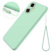 OPPO A59/A2 Green Liquid Silicone Dropproof Full Coverage Phone Case - 2