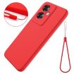 OPPO Reno11 F/F25 Pro Red Liquid Silicone Dropproof Phone Case - 2