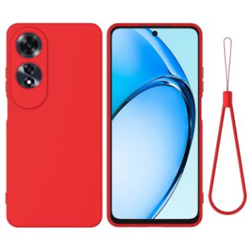OPPO A60 4G Red Liquid Silicone Dropproof Full Coverage Phone Case - 1