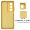 OPPO A3 Pro 5G India Yellow Liquid Silicone Dropproof Phone Case - 6