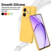 OPPO A3x Yellow Liquid Silicone Dropproof Full Coverage Phone Case - 3