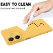 OPPO A3x Yellow Liquid Silicone Dropproof Full Coverage Phone Case - 8