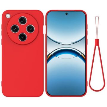 OPPO Find X8 Pro Red Liquid Silicone Dropproof Full Coverage Case - 1