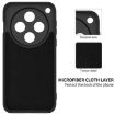 OPPO Find X8 Black Liquid Silicone Dropproof Full Coverage Phone Case - 6