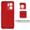 OPPO Reno13 F 4G/5G Red Liquid Silicone Dropproof Phone Case - 6