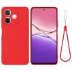 OPPO A5 Pro 5G Red Liquid Silicone Dropproof Full Coverage Case - 1