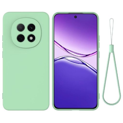 OPPO F29 Pro 5G Green Liquid Silicone Dropproof Full Coverage Case - 1