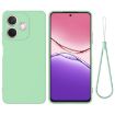 OPPO A5 Pro 4G Green Liquid Silicone Dropproof Full Coverage Case - 1
