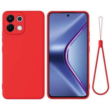 OPPO K13 5G Red Liquid Silicone Dropproof Full Coverage Phone Case - 1