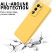 OPPO A5 4G/5G Yellow Liquid Silicone Dropproof Full Coverage Case - 5