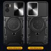 Moto E22/E22i CD Texture Camshield Magnetic Holder Case - Black - 7