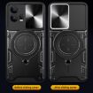 Motorola Edge 30 Fusion Silver Camshield Magnetic Holder Phone Case - 7
