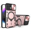 Motorola Edge 20 Lite Pink CD Texture Camshield Magnetic Holder Case - 1
