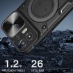 Motorola Edge 20 Lite Blue Camshield Magnetic Holder Phone Case - 7