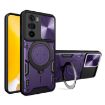 Motorola Edge 30 Pro Purple Camshield Magnetic Holder Phone Case - 1