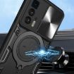 Motorola Edge 20 Pro Red Camshield Magnetic Holder Phone Case - 4