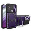 Moto G30/G20/G10 Purple CD Texture Camshield Magnetic Case - 1