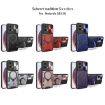 Moto G85 CD Texture Camshield Case with Magnetic Holder - Black - 2