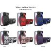 Moto G55 CD Texture Camshield Magnetic Holder Case - Purple - 2