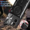 Moto G05 CD Texture Camshield Magnetic Holder Case - Silver - 5