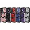 Moto G75 5G Red CD Texture Camshield Magnetic Holder Case - 2
