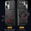 Moto G 2025 Black Camshield Magnetic Holder Case - CD Texture - 5