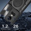 OPPO Reno10 5G Silver Case: CD Texture, Sliding Camshield, Magnetic Holder - 7