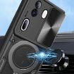 OPPO Reno11 Pro 5G Silver Case - CD Texture, Sliding Camshield, Magnetic Holder - 4